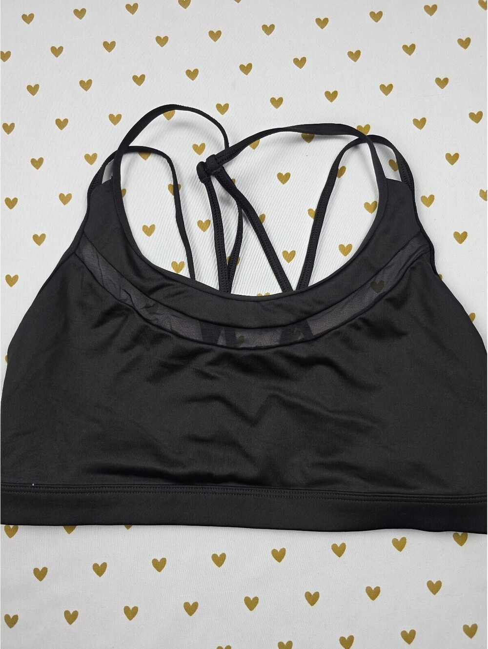 Victorias Secret Black Caged Strappy Large Bralette Bra Top Tank